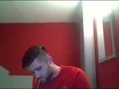 Straight guy with very sweaty black socks and feet after work