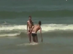 Bros summer beach fuck