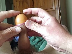 Saturday foreskin session - rubber egg