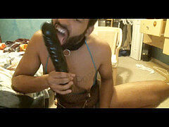 (Part 1)Slave with lengthy fake penises