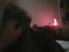 Nerdy nubile drains off thinking about kick