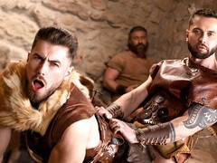 Norse studs fucking each other in the ass hard
