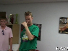 Bum gets a hard fuck while his friend watches