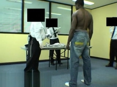 Strip search black
