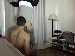 Webcam porn, Appolo Sanchez fucked bareback by the french twink Alexis Tivoli