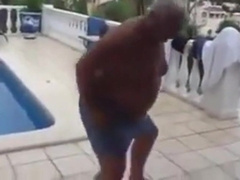 Yam-sized Brazilian Parent Peels off Outdoors with His Wolf