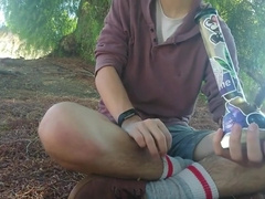 Smoking my weed and listening to some electric music.