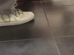 Fisting public bathroom