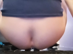 Bouncing My Prolapsed Ass On Huge Plug With Rose Bud