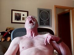 KingKunga getting naked, cuming, licking it up