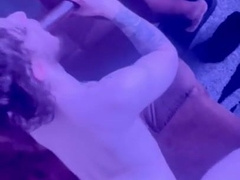 Draped bisexual duo fuckslut out Transman