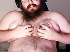 talking about how fat I got and jerking off