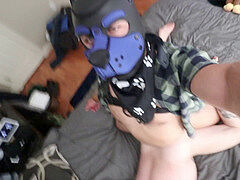 Bareback pup, puppy, gay stepdaddy