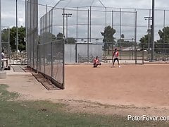 Ken Ott and Gabriel play baseball and fuck