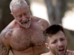 Twink couple, twink fucked, tatuś