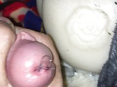 Cumming with my toy