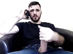 Dick out of jeans