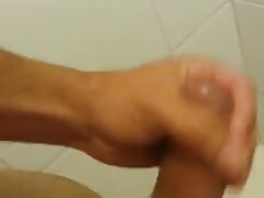 Handjob in bathroom Boy Faster Blow job