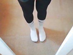 Horny FemBoi Orgasm's Clitty Milk in School Uniform