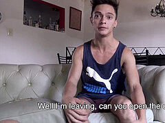 LatinLeche - Hung Latino hetero guy Gets His butt hole Plowed For Cash