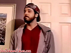 Gay blowjob, wooly, getting off