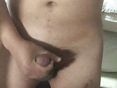 Cumming on the mirror