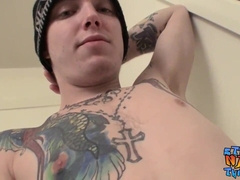 Gay-for-pay youngster solo getting off joy