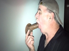 GLORYHOLE AND UNDERSTALL LOLLIPOP DEEP THROATING FAGGOT!