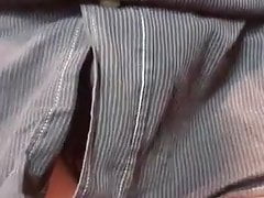 Showing sexy undies to the webcam
