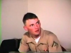 Straight army guy fucks