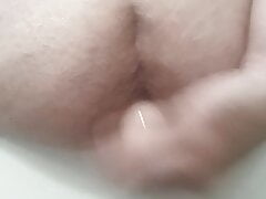 Fucked my ass with big dildo