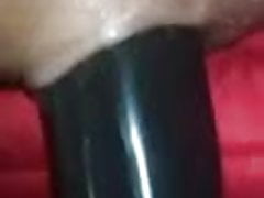 I play my toy dildo