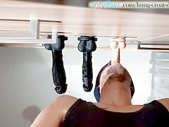 Deepthroat training, anal gape and handsfree leak