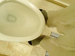 German public toilet piss