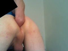 Self Assfucking Going knuckle deep - Spreading My Slot on Cam