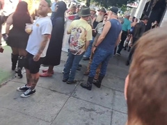 Stripping Naked In Public. Folsom St Fair