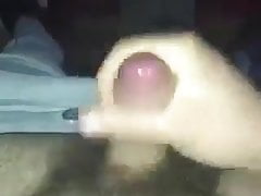Big spurt of cum on my hairy
