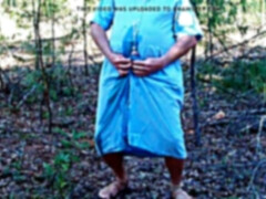 Crossdressed pissing in forest - Compilation 1 - video 171