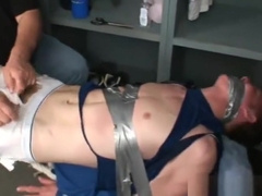 Locker room bondage 3