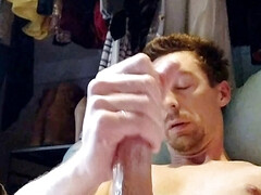 Edging session in the privacy of my closet. Almost got caught - Vegaslife486