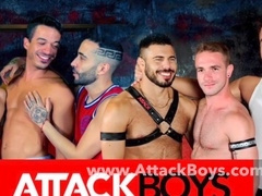 Anal invasion, gay bareback, sans a condom