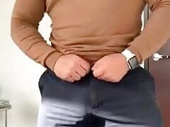 Pants off! Big bulge