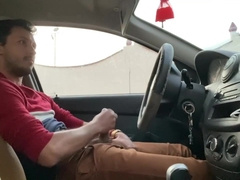 Fag fap off in camper public