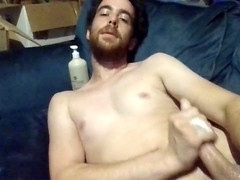 Lonely man desperately seeks relief after checking out his hot coworker's ass all day