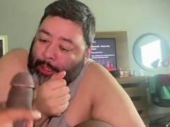 Deepthroating a huge black Texan cock - a Latina's ultimate pleasure!