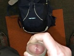 Hallway masturbation 3 of 3 with ejaculation