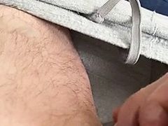 Masturbating big load amateur