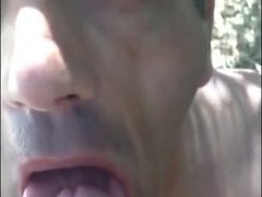 Hot homemade video of a hot Latino guy giving a hot blow-job at the beach