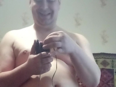 SADISM & MASOCHISM. Electro stime protection spunk. Strawberry yoghurt gobbling with my jizz