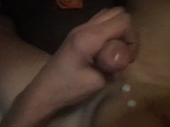 Double Cumshot with super soft foreskin with cum part 1